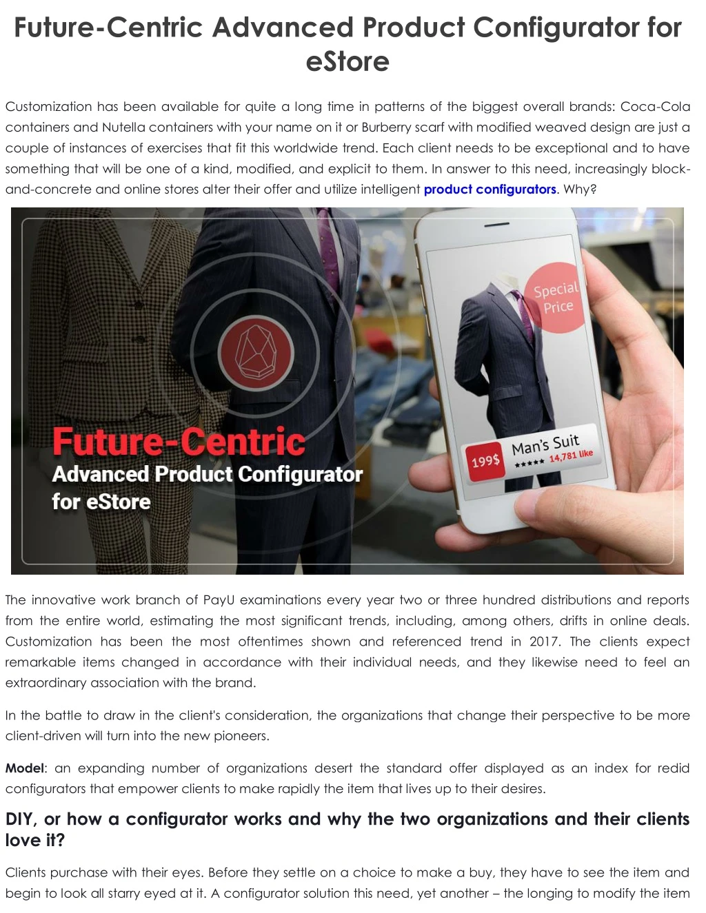 future centric advanced product configurator