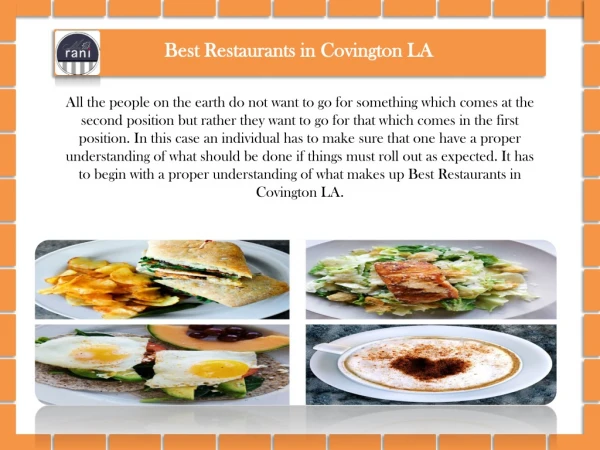 Covington Restaurants