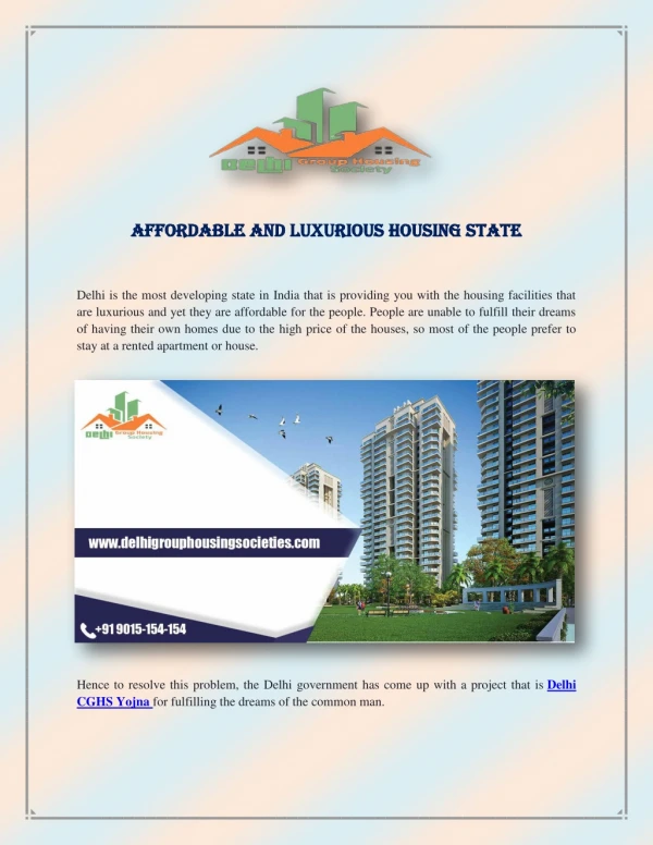 Affordable And Luxurious Housing State
