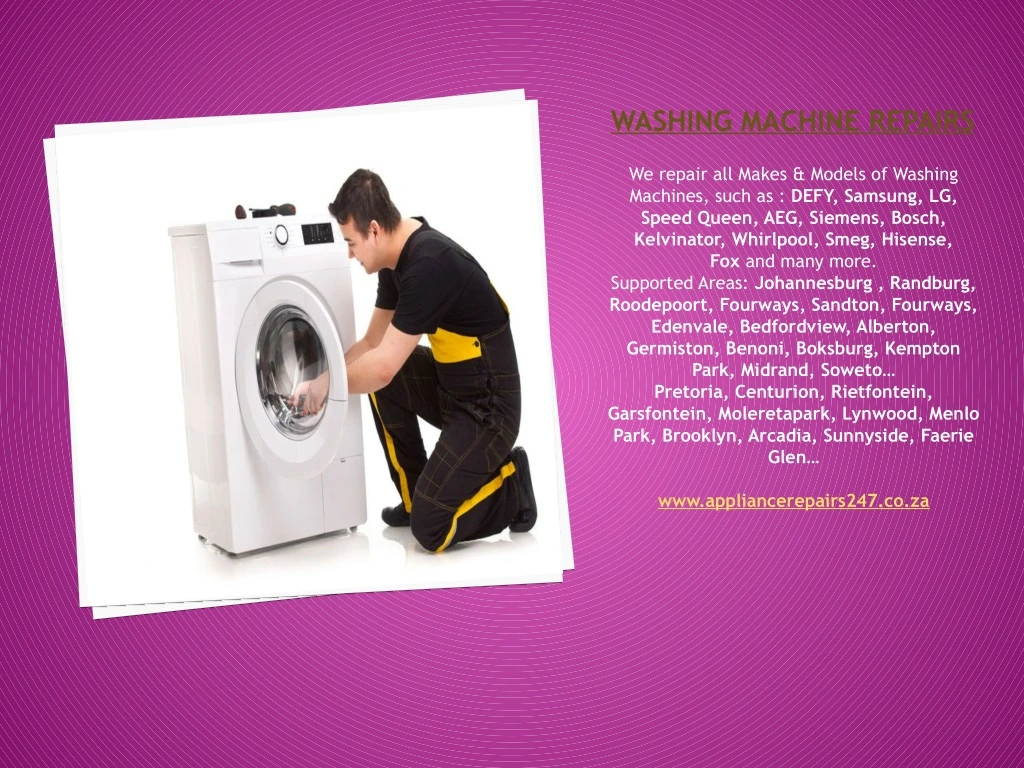 washing machine repairs