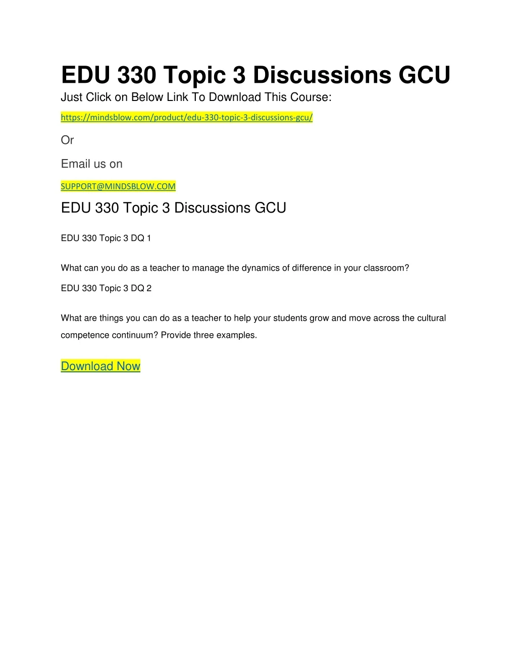 edu 330 topic 3 discussions gcu just click