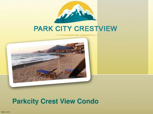 Park city crest view condo Vacation rentals in Utah.