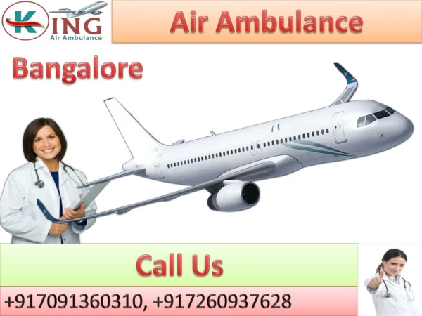 Air Ambulance Service in Bangalore and Mumbai by king Ambulance with ICU facility