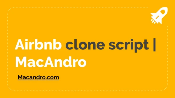 Airbnb Clone Script | Macandro