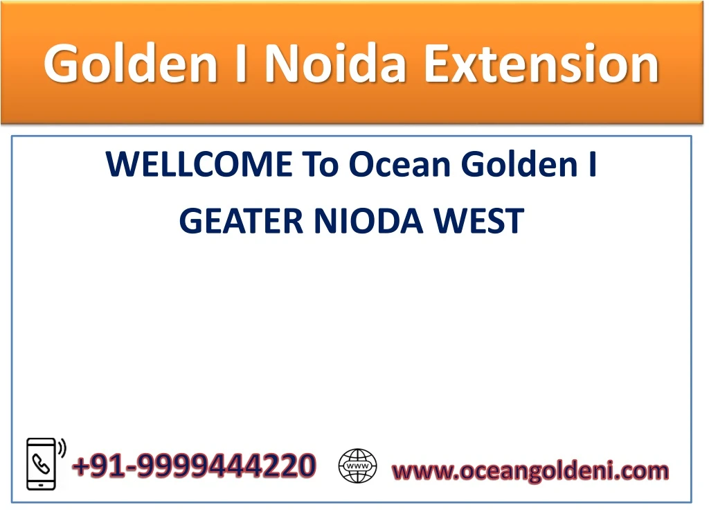 golden i noida extension