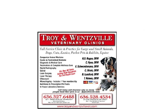 Troy & Wentzville Veterinary Clinic