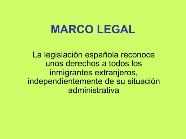 MARCO LEGAL
