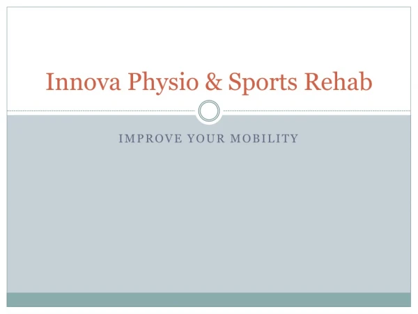 Innova Physio & Sports Rehab