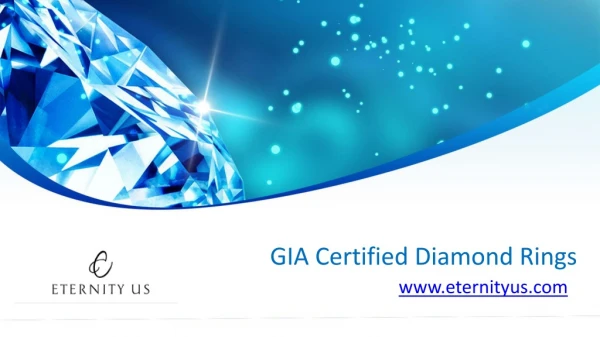 GIA Certified Diamond Rings - www.eternityus.com