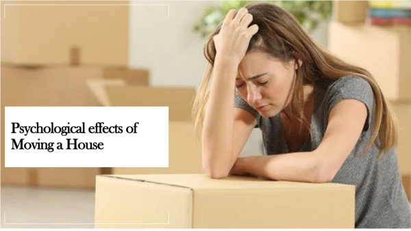 Ways to Handle Psychological Effects of Moving