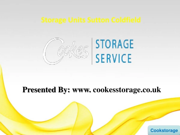 Storage Units Sutton Coldfield