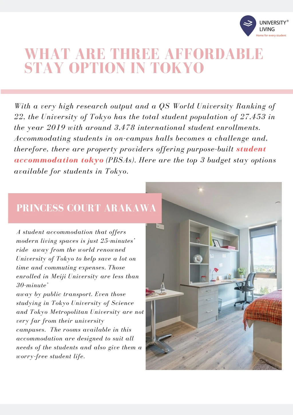 what are three affordable stay option in tokyo