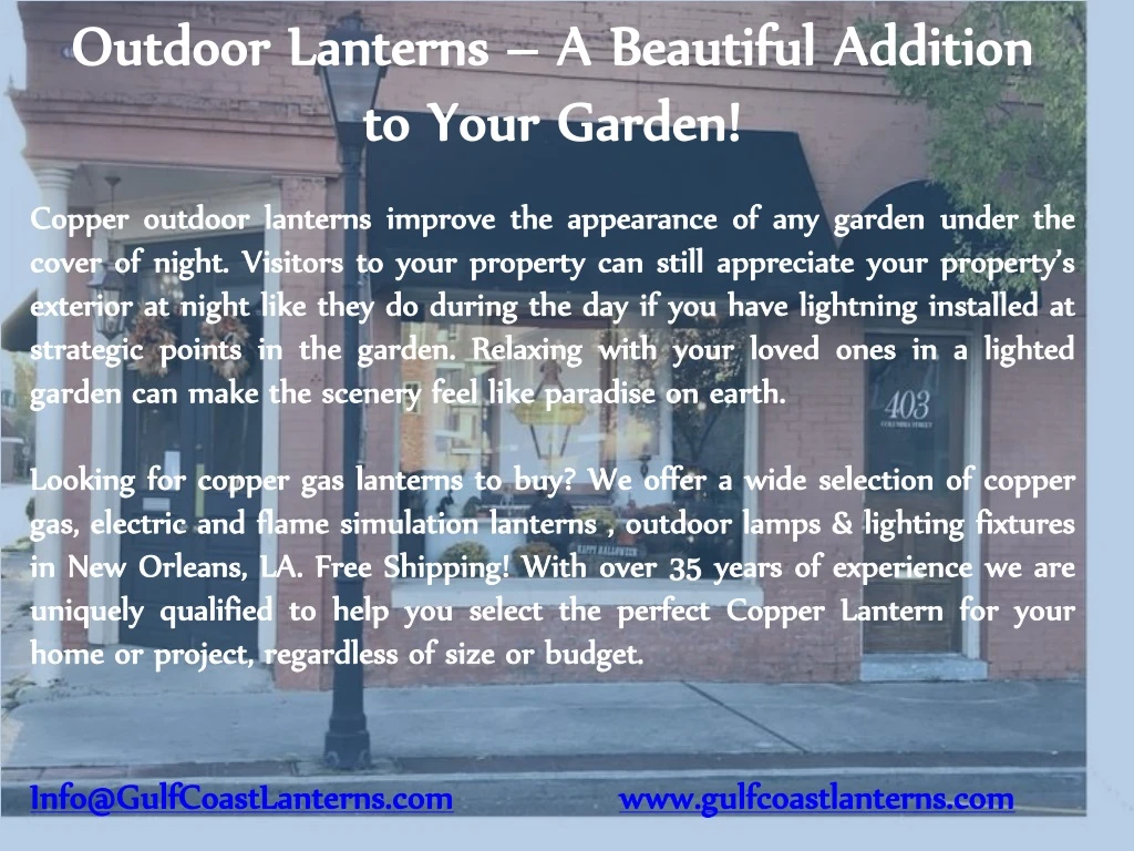 outdoor lanterns a beautiful addition to your