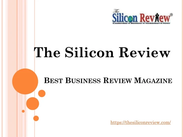The Silicon Review - Best Business Review Magazine