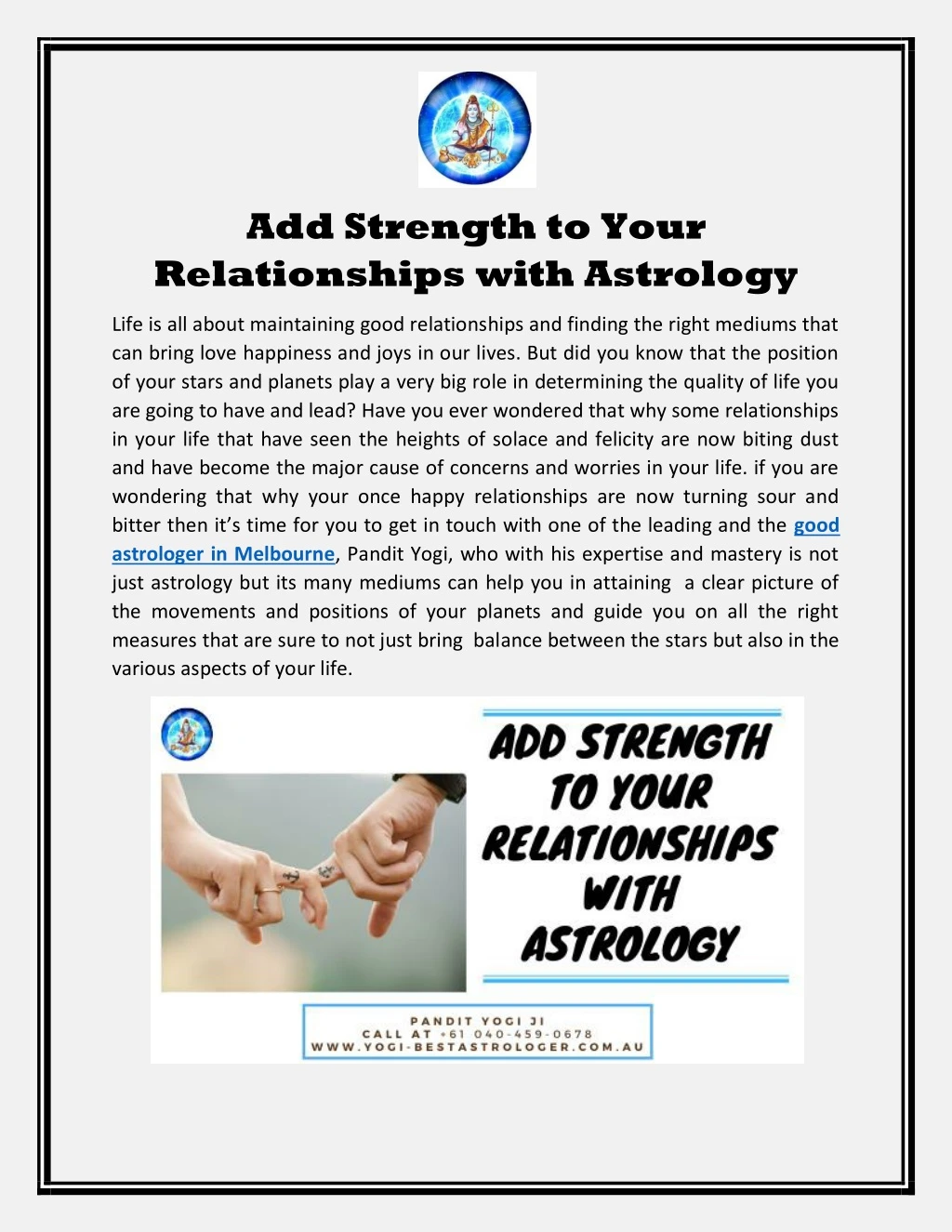 add strength to your relationships with astrology