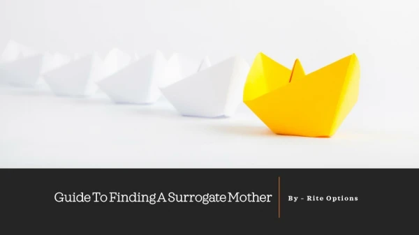 Your Guide to Finding a Surrogate Mother