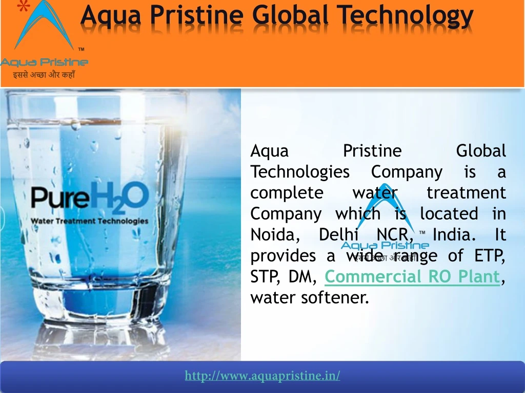 aqua pristine global technology