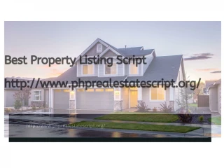 Real Estate Script - PHP Readymade Estate Script