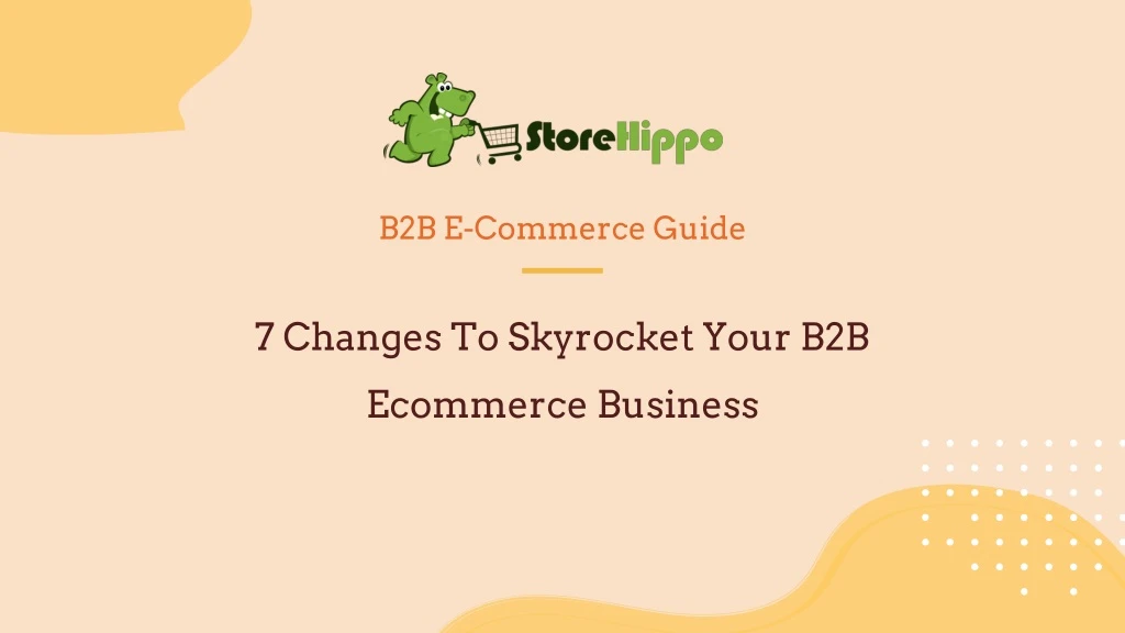b2b e commerce guide