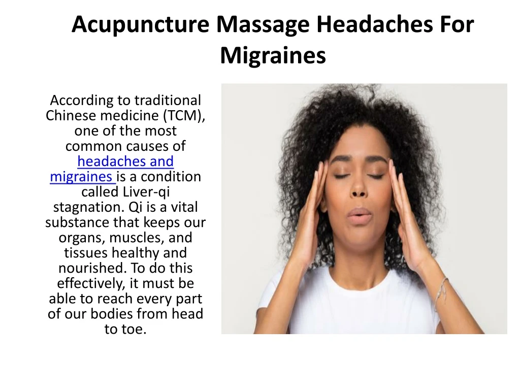 acupuncture massage headaches for migraines