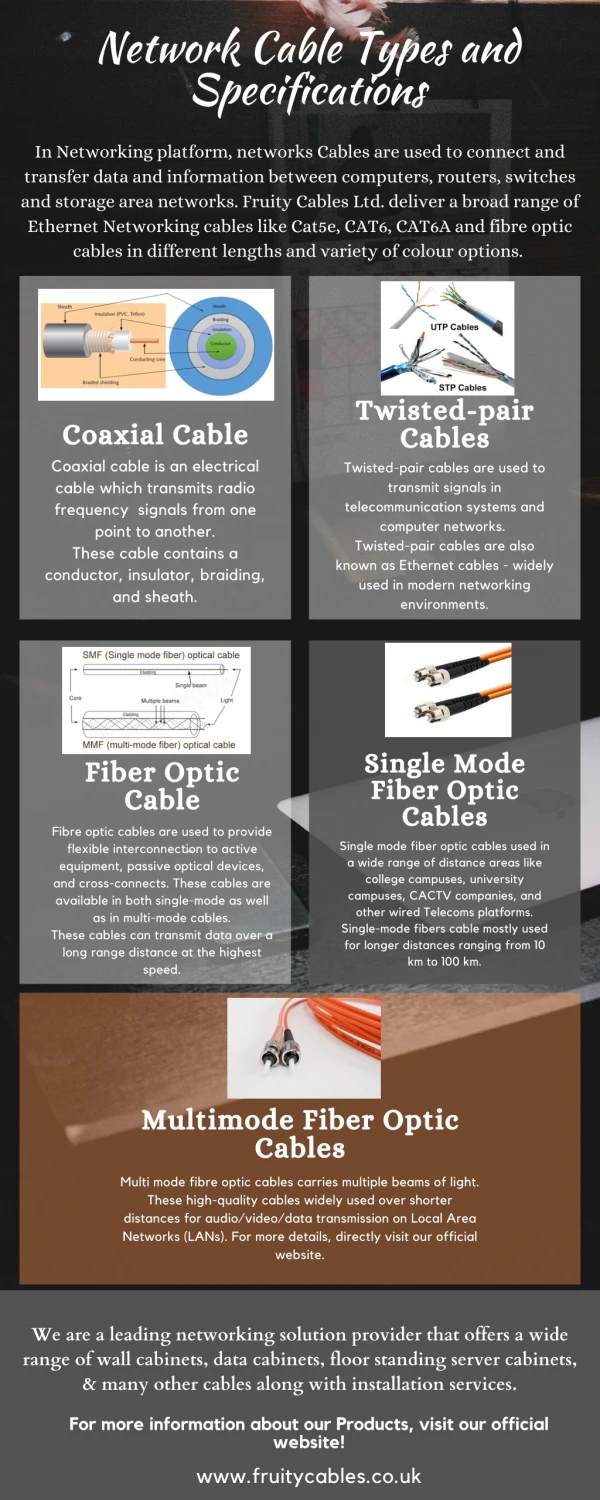 Network Cable Types and Specifications