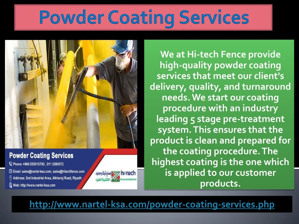 powder coating services