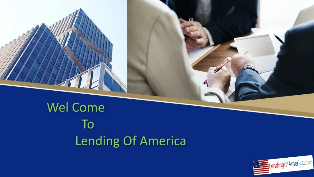 wel come to lending of america