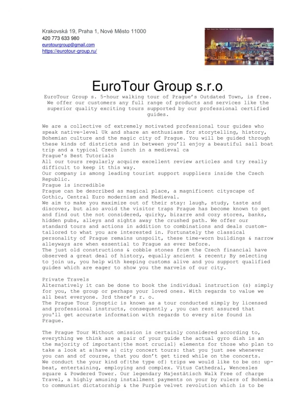 EuroTour Group s.r.o.