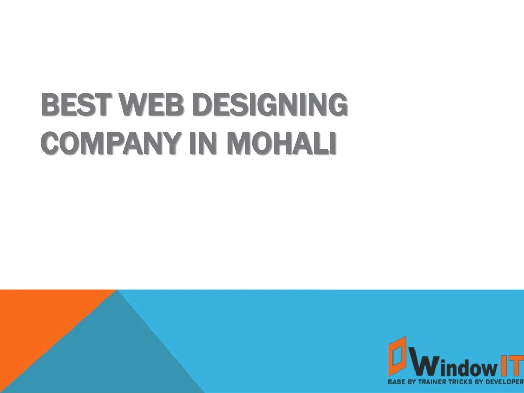 best web designing company in mohali