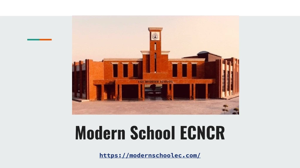 modern school ecncr