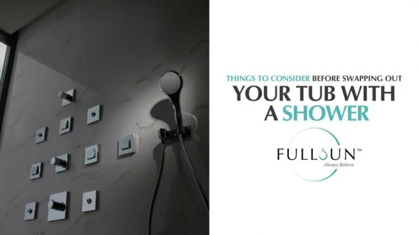 things to consider before swapping out your tub with a shower