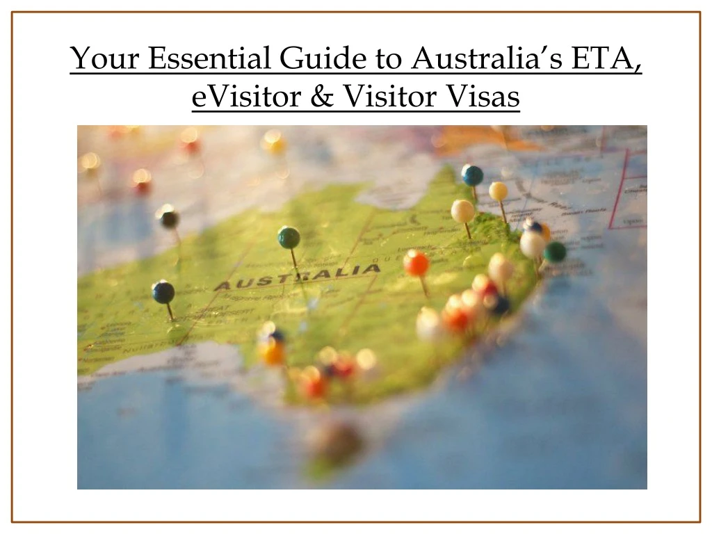 your essential guide to australia s eta evisitor