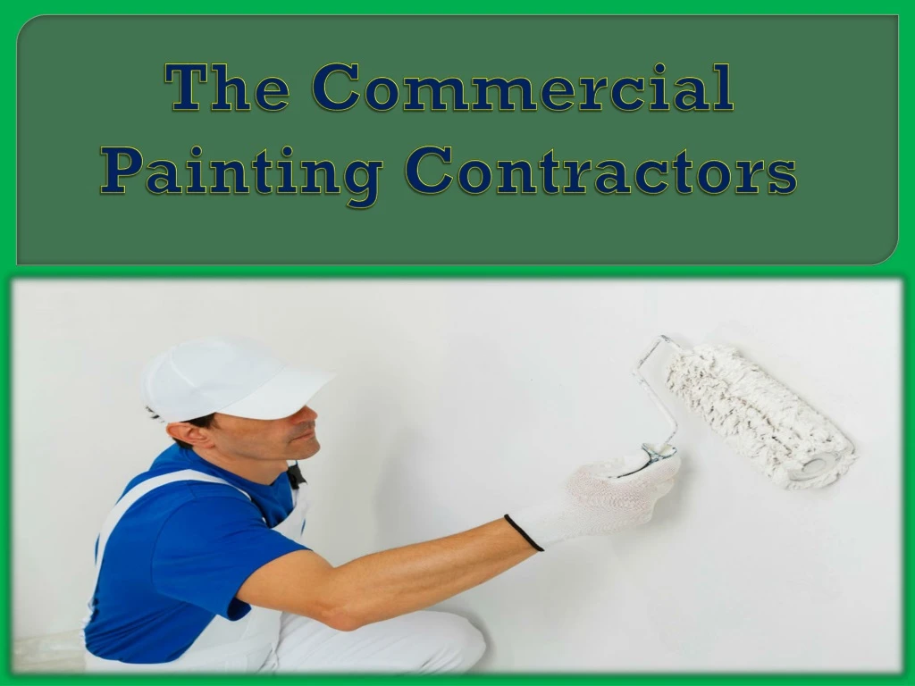 the commercial painting contractors