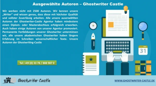 Ausgewählte Autoren – Ghostwriter Castle