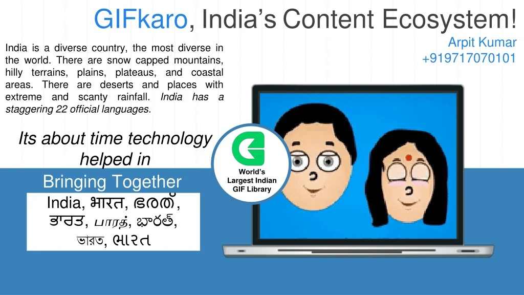 gifkaro india s content ecosystem arpit kumar