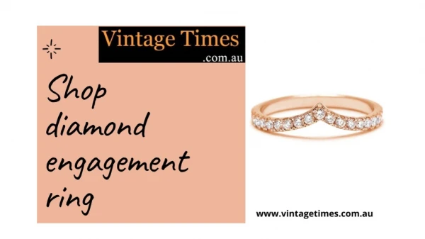 Shop gold and diamond engagement ring online