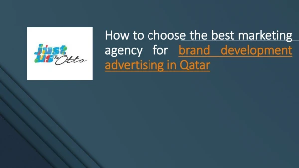 Brand Development Advertising Qatar