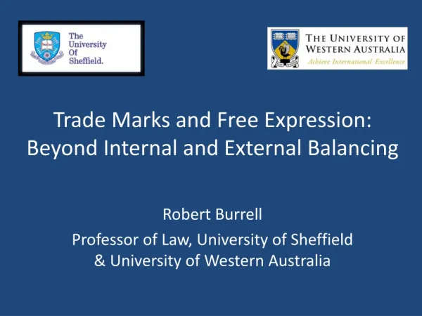 Trade Marks and Free Expression: Beyond Internal and External Balancing