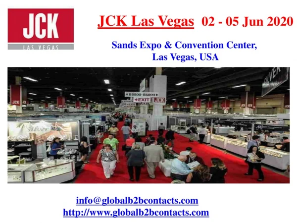 JCK Las Vegas  02 - 05 Jun 2020