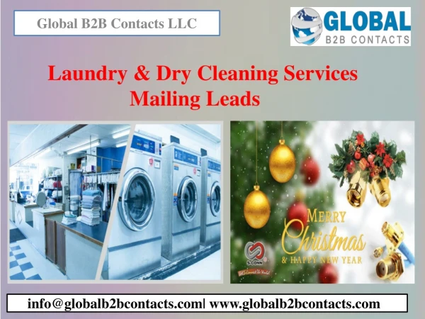Laundry & Dry Cleaning Services Mailing Leads