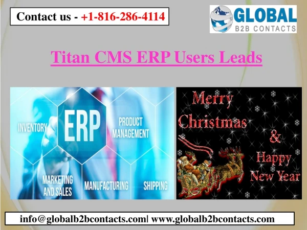 Titan CMS ERP Users Leads  