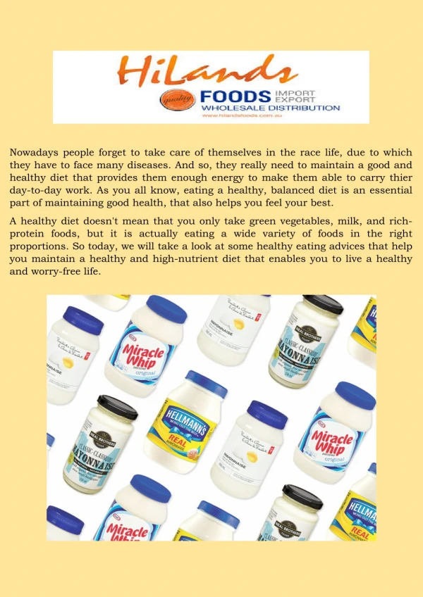 Islander Foods - HiLands Foods