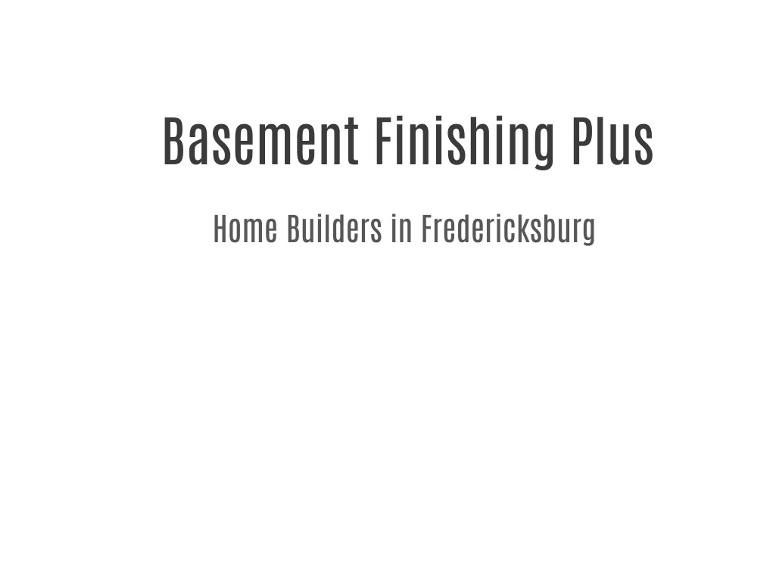 PPT - Basement Finishing Plus PowerPoint Presentation, free download ...