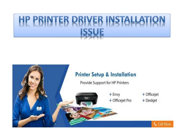 hp printer installation support number