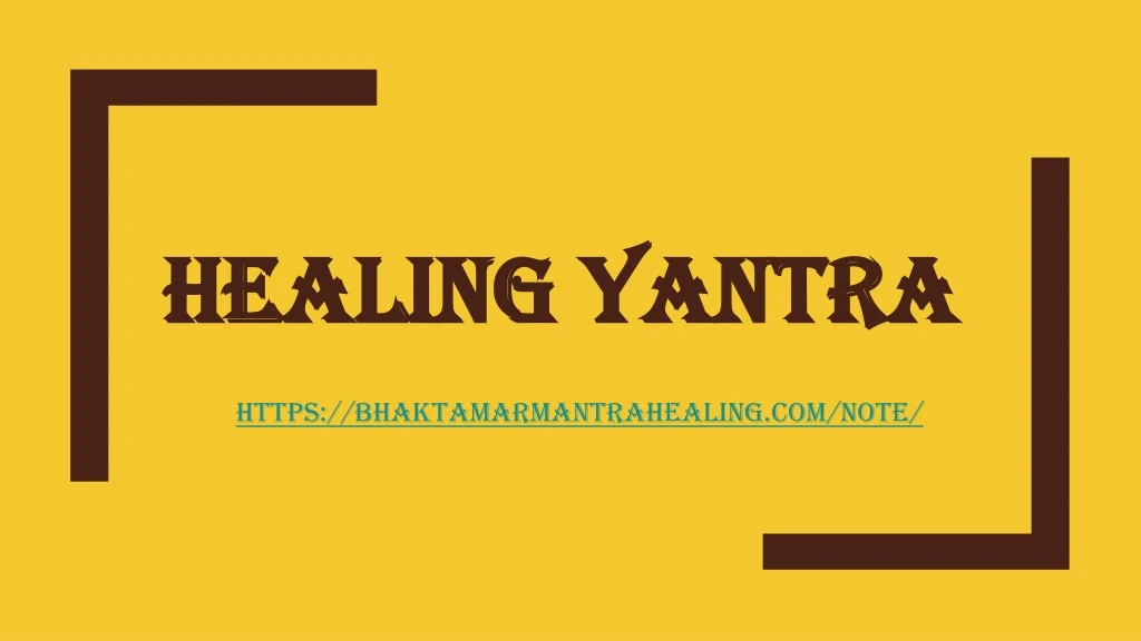 healing yantra