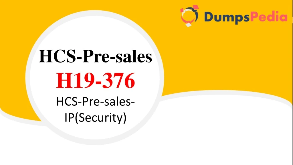 hcs pre sales h19 376 hcs pre sales ip security