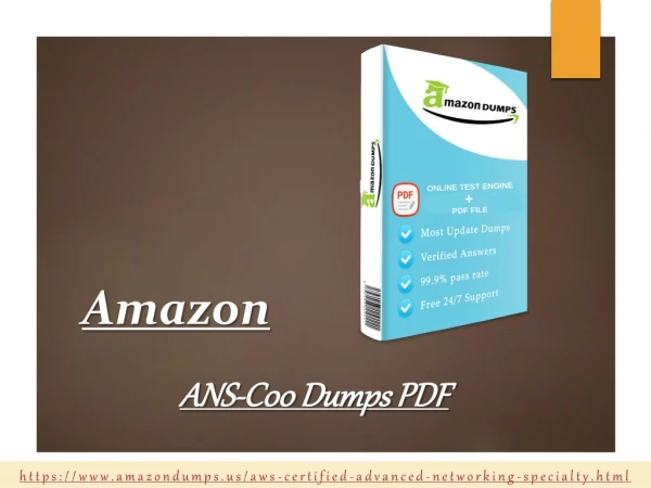 2019 Valid ANS-C00 Practice Test - Amazon ANS-C00 Online Test Engine Amazondumps.us