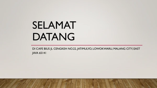 Cafe Bius Malang, Cafe Romantis