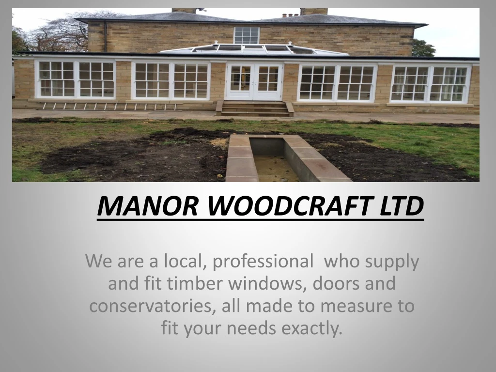manor woodcraft ltd