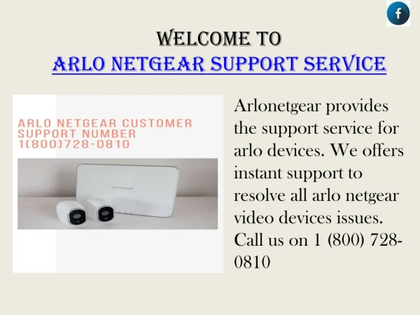 Netgear Arlo Tech Support Phone Number | 1(800) 728-0810